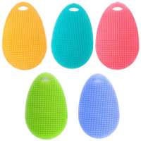 2020 new silicone dish cleaning brush food grade silicone brush for kitchen Silicone Scrubber Brush